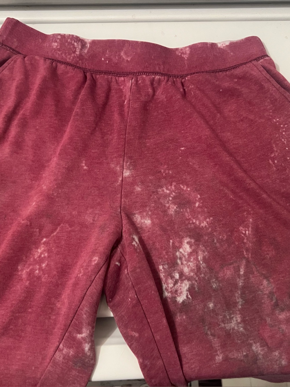 Kids' Washed Rose Pull-On Sweatshorts